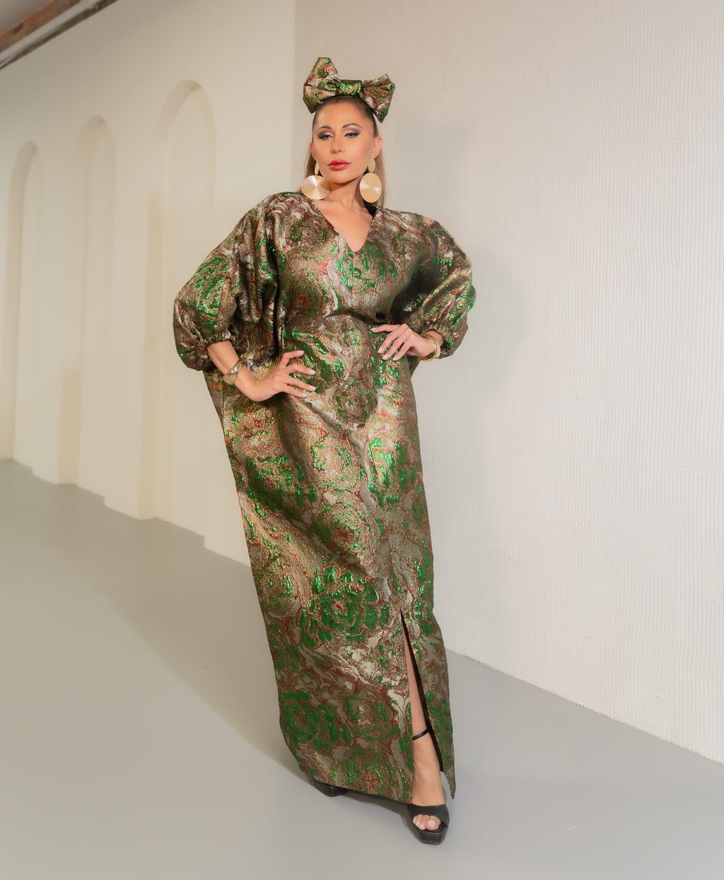 Emerald Opulence Gown