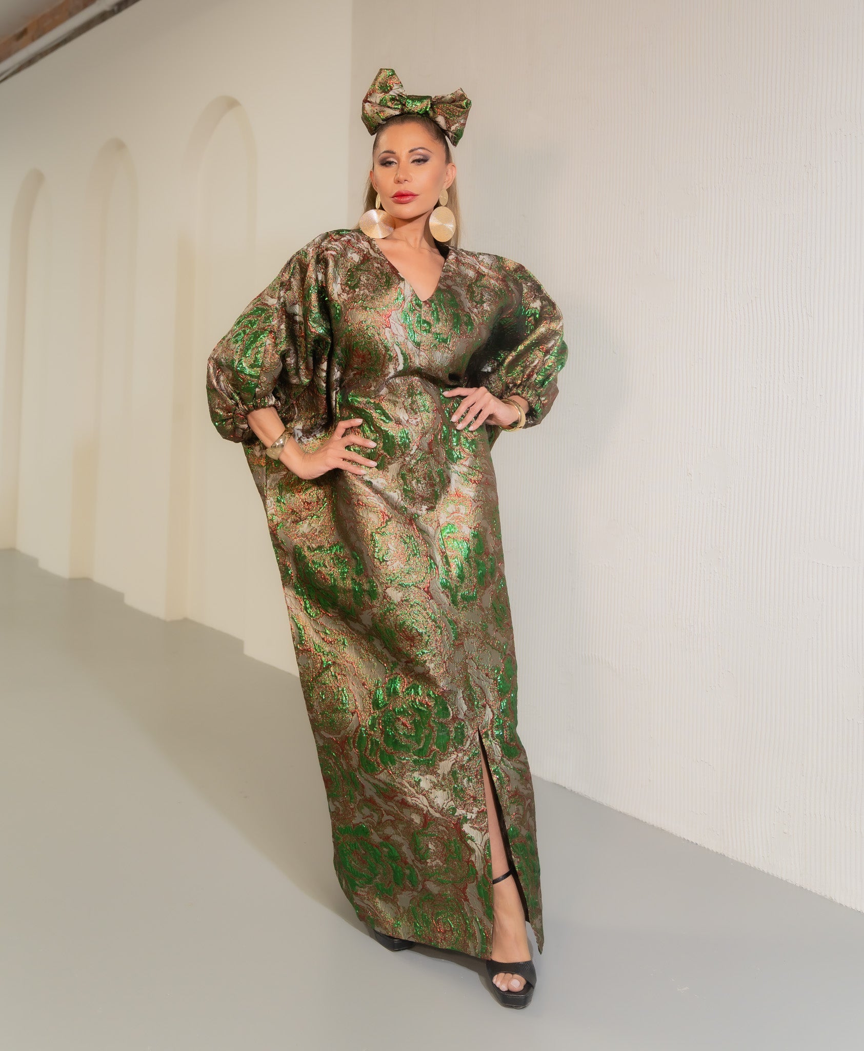 Emerald Opulence Gown